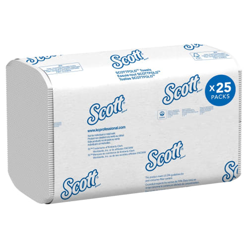 Scott® Scottfold Multi-Fold Towels 9.4in x 12.4in, 175 Sheets